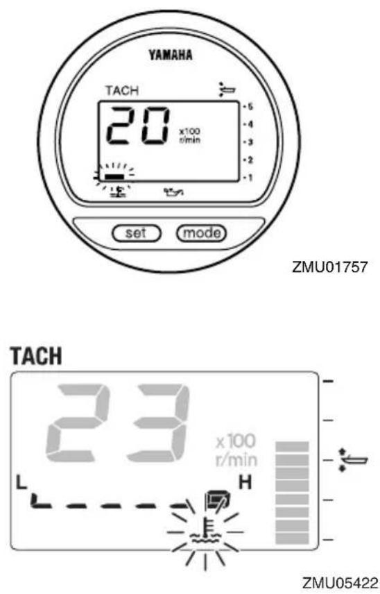 YAMAHA F60F (2022) - Alerte de surchauffe - 1