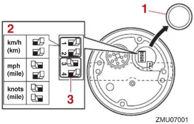 YAMAHA F60F (2022) - Indicateur de vitesse - 1