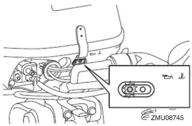 YAMAHA F25G (2022) - Alerte de faible pression d'huile - 1