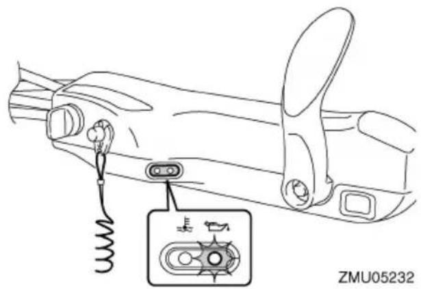 YAMAHA F25G (2022) - Alerte de faible pression d'huile - 2