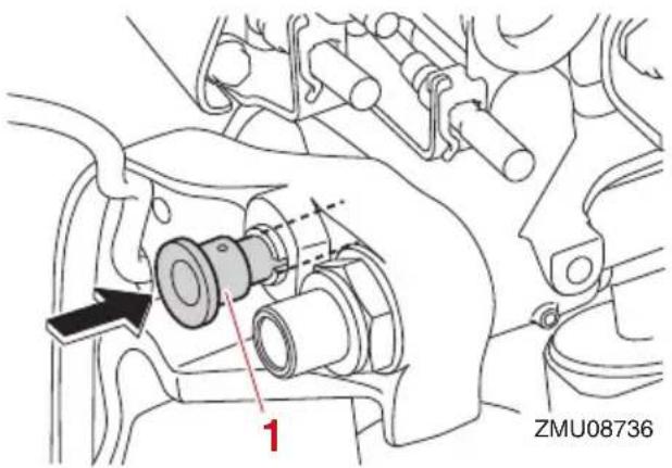 YAMAHA F25G (2022) - Mécanisme de verrouillage de relevage - 2