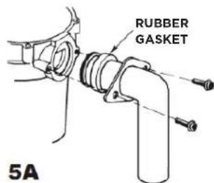 FRIGIDAIRE FF75DISPC1 - Raccordements COUDE de vidange et lave-vaisselle - 1