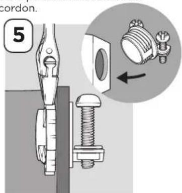 FRIGIDAIRE FF05DISPD1 - Si vous utilisez un cable à gaine non métallique (ROMEX): - 5