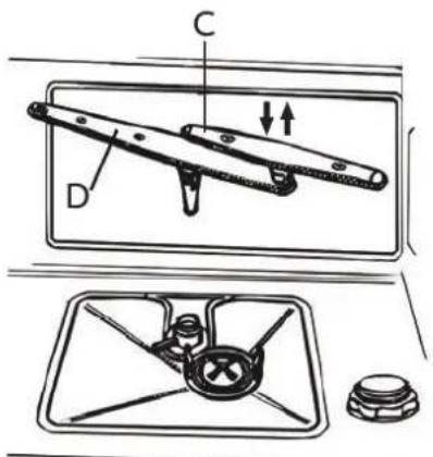 Hestan KDW24PP - LOWER SPRAY ARMLOWER SPRAY ARM - 1