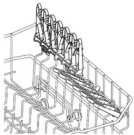 Hestan KDW24PP - FOLD-DOWN TINES FOLD-DOWN TINES - 2