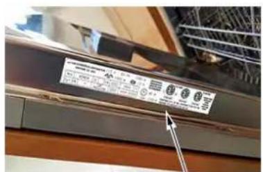 Hestan KDW24PP - RATING LABEL - 1
