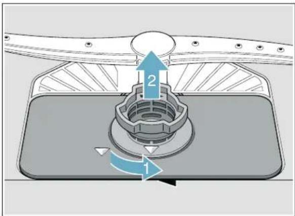 THERMADOR DWHD560CFP - Pour vérifier ou nettoyer le système de filtration : - 1