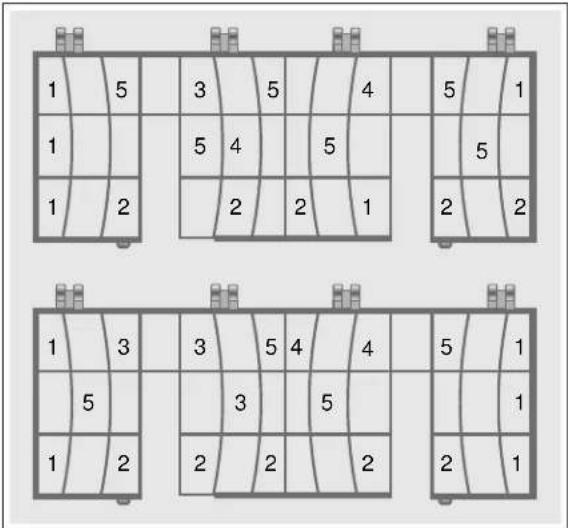 THERMADOR DWHD770CPR - Placement recommendé en configuration 12 places avec le panier à soitées - 1