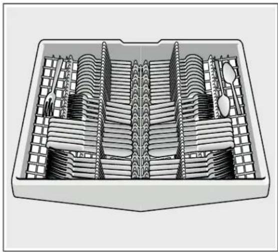 THERMADOR DWHD770CPR - Chargement du troisième supérieur Placement recommandé en configuration 12 places* - 1