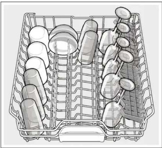 THERMADOR DWHD770CPR - Loading patterns for lower rack - 8