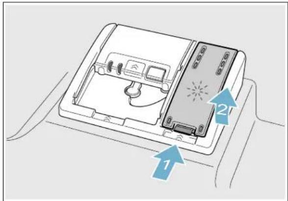 THERMADOR DWHD770CPR - Adding rinse aid - 1