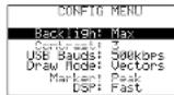Monacor RFEXPLORER6 - Menu configurazione - 1