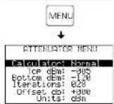 Monacor RFEXPLORER6 - Menus - 2