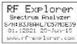 Monacor RFEXPLORER6 - Mode analyseur de spectre Charge de I'accumulateur - 1