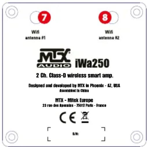 MTX Audio iWa250 - Anschluss - 2