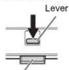 SHARP PNHW551 - ■How to pull out the power LED/remote control sensor - 1