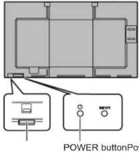 SHARP PNHW551 - Turning power on/off - 3