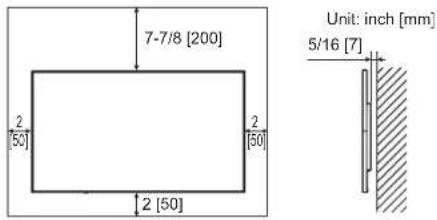 SHARP PNHW551 - MOUNTING PRECAUTIONS - 1