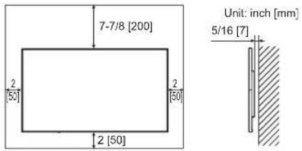 7-7/8 [200] 2 [50] 2 [50] Unit: inch [mm] 5/16 [7]
