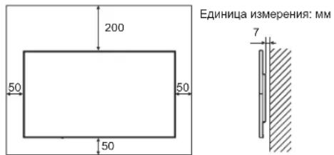 200 50 50 50 Единица измерения: мм 7