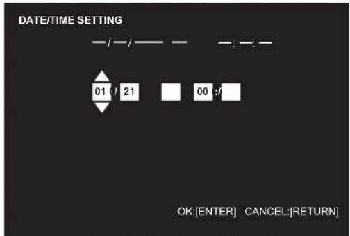 SHARP 8MB32C1 - Date/time setting - 1