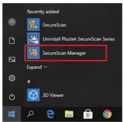 PLUSTEK SecureScan XMini - SecureScan Manager - 1