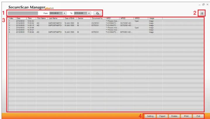 PLUSTEK SecureScan XMini - SecureScan Manager - 3