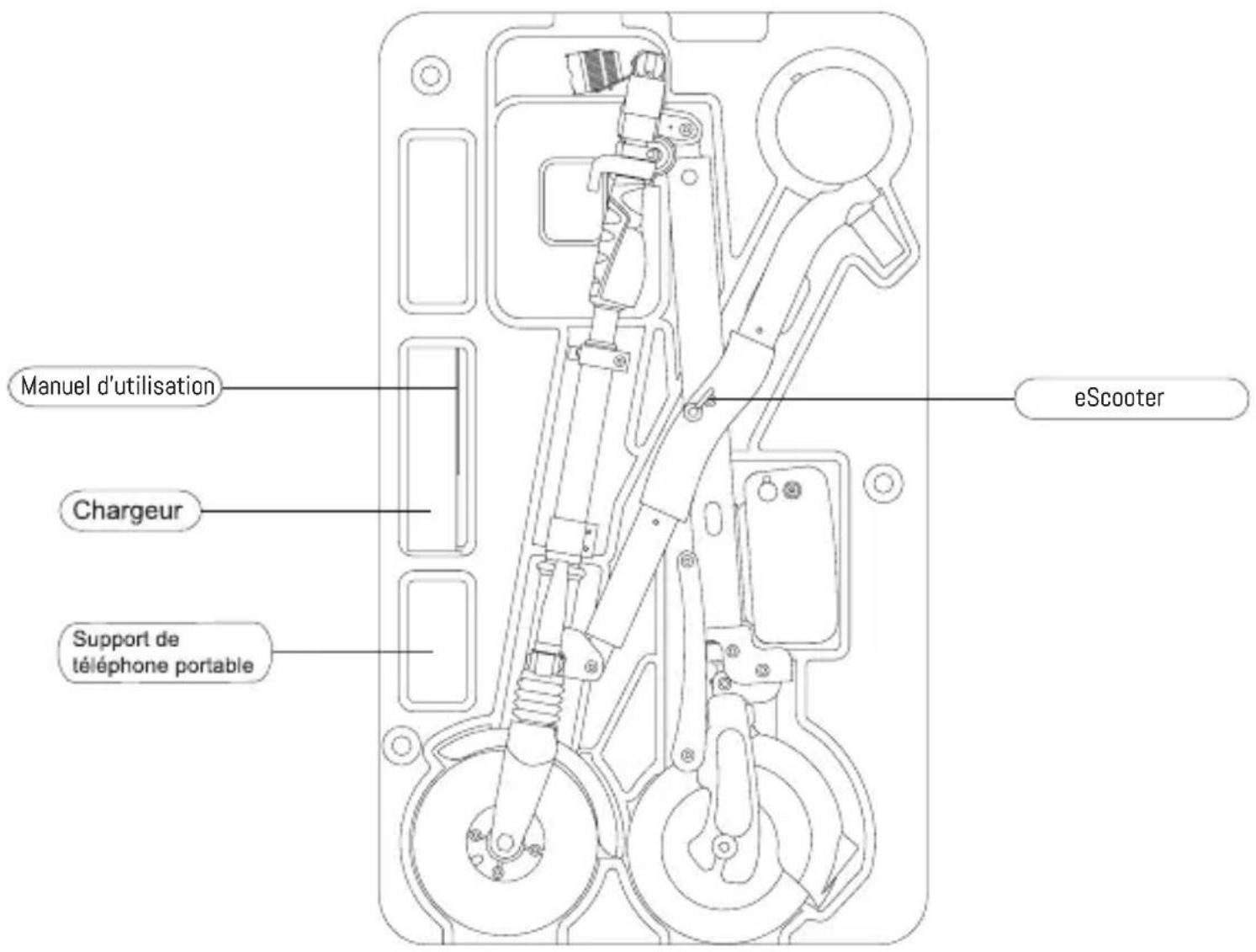 ARCHOS Airwheel Urban escooter - Vérification du contenu de l'emballage - 1