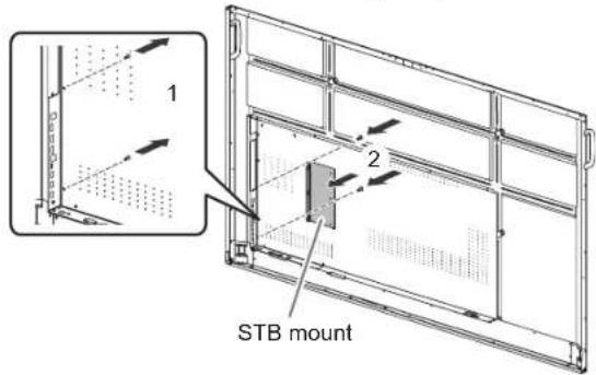 SHARP PNL652B - - Attaching STB mount - 1