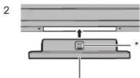 SHARP PNL652B - Fixation de l'adaptateur sans fil - 3