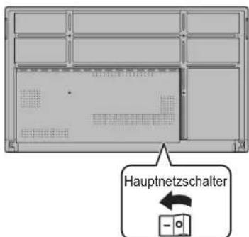 SHARP PNL652B - Einschalten des Netzstroms - 1