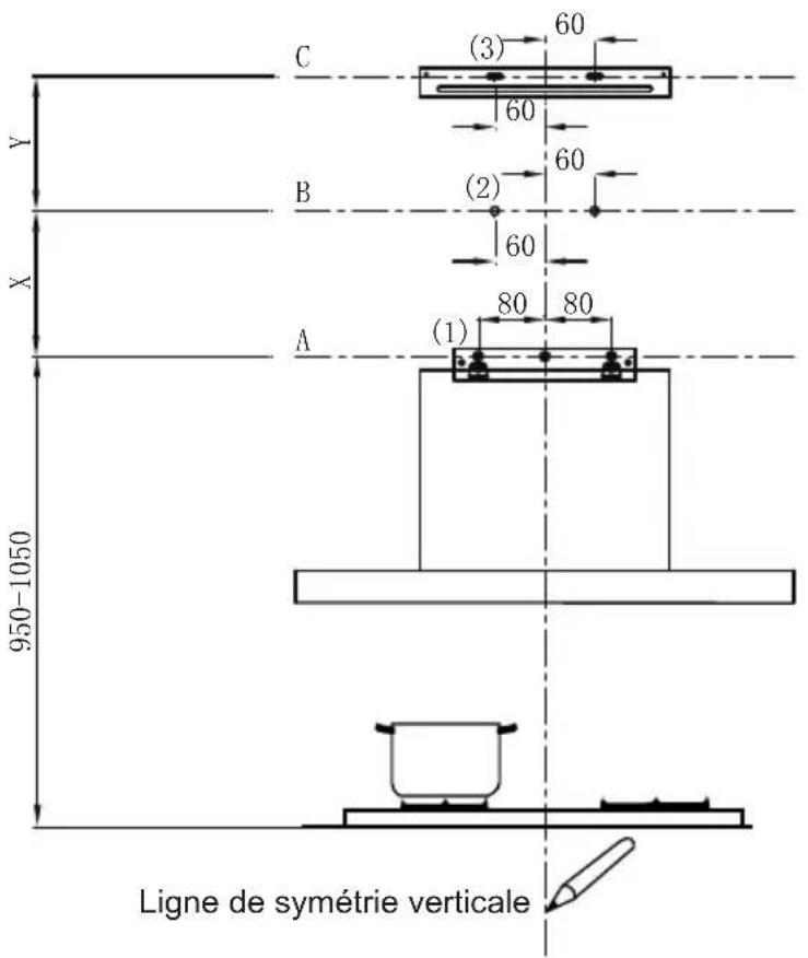 Orima ORC60630T - PERÇAGE DE TROUS DANS LE MUR ET FIXATION DES SUPPORTS - 1