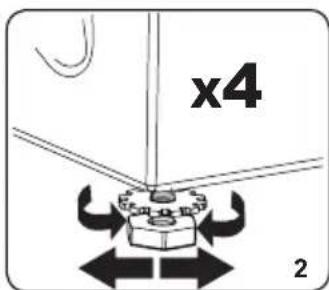 Orima ORM128ADW - Adjusting the Feet / Adjusting Adjustable Stays - 2