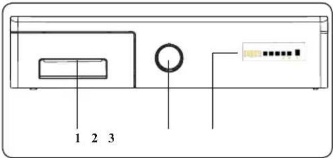 Orima ORM128ADX - PRÉSENTATION DU BANDEAU DE COMMANDES - 1