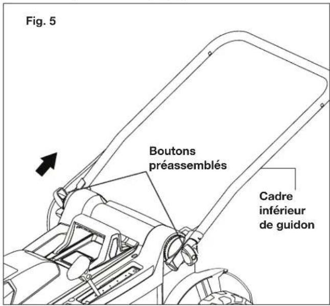 Sun Joe 24VX217LMCT - Assemblage du guidon - 1