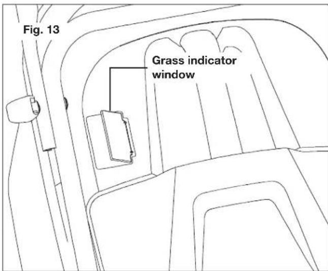Sun Joe 24VX217LMCT - Grass Bag Filling Level Indicator - 1