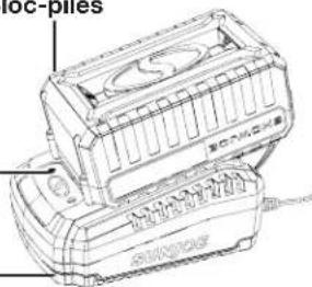 Sun Joe 24VPS10CT - Comment charger la batterie - 4