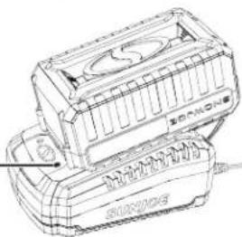 Sun Joe 24VPS10CT - Comment charger la batterie - 7