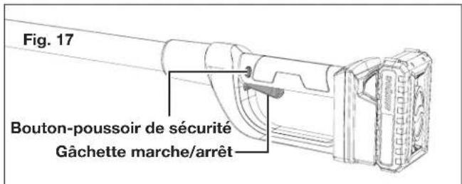 Sun Joe 24VPS10CT - Démarrage et arrêt - 2