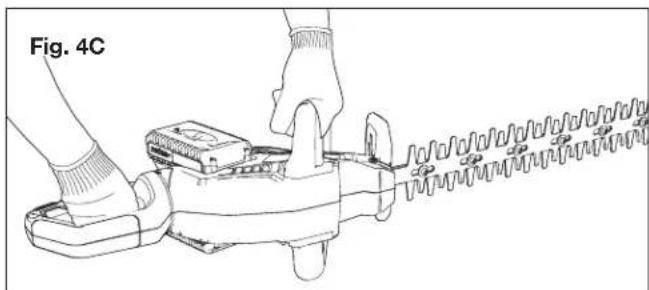 Sun Joe 24VX224HTCT - Holding the Trimmer - 3