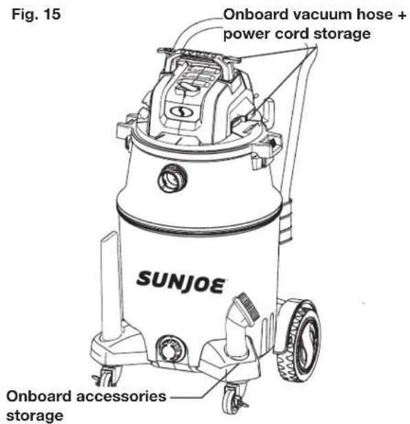 Sun Joe SWD16000 - Storage - 1