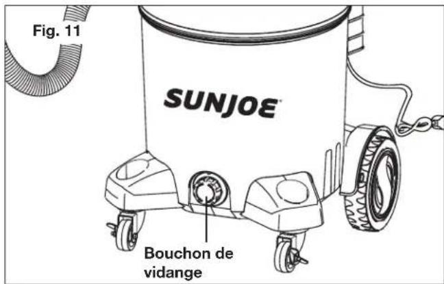 Sun Joe SWD16000 - Nettoyage du compartment à poussière - 1