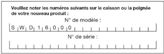 Sun Joe SWD16000 - Numérodeschemeletde série - 1