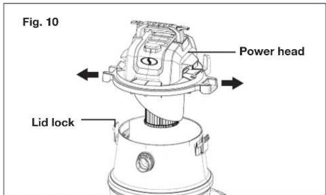 Sun Joe SWD16000 - Releasing and Assembling the Power Head - 1