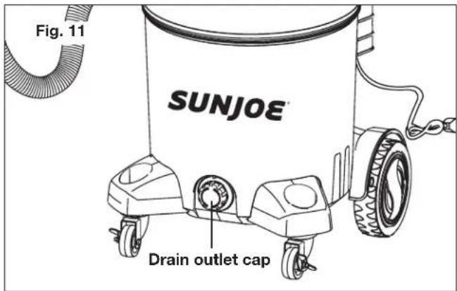 Sun Joe SWD16000 - Cleaning The Dust Tank - 1