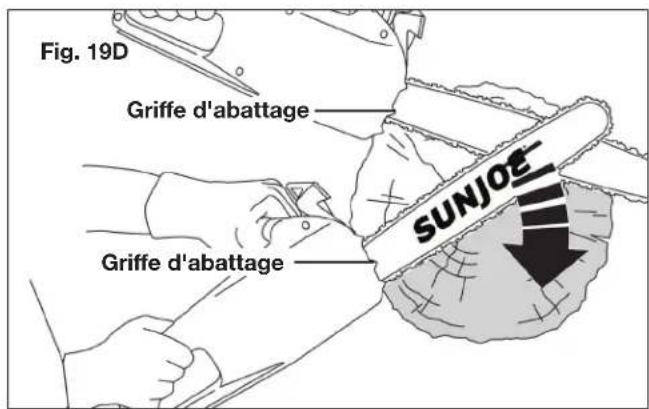 Sun Joe SWJ700E - Tronconnage d'une grume - 4