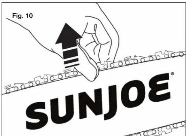 Sun Joe SWJ700E - Adjusting the Chain Tension - 2