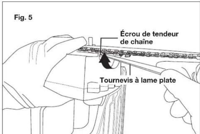 Sun Joe SWJ700E - Pose du guide-chaine et de la chaine - 5