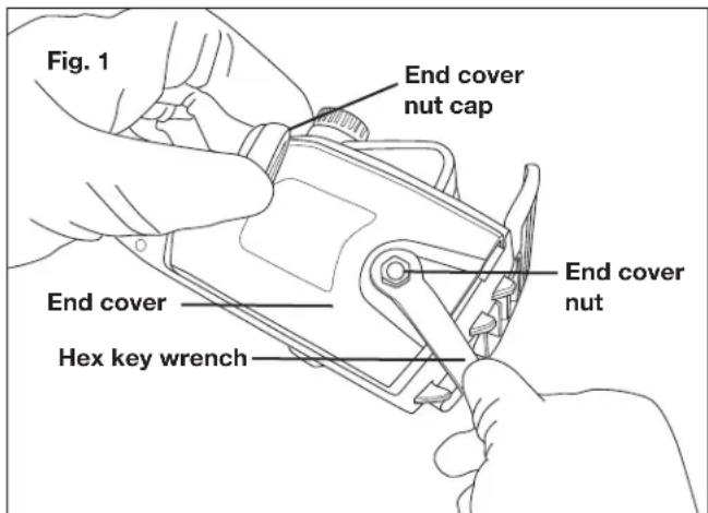 Sun Joe SWJ700E - Installing the Guide Bar and Chain - 1