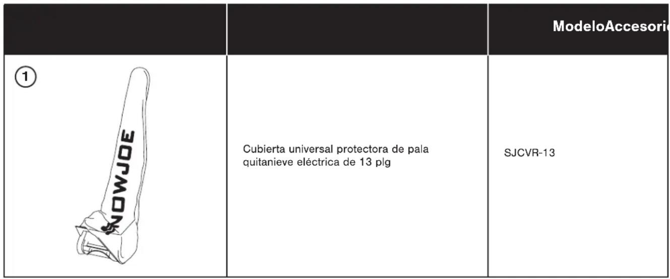 Snow Joe 320E - Accesorios-optionales - 2
